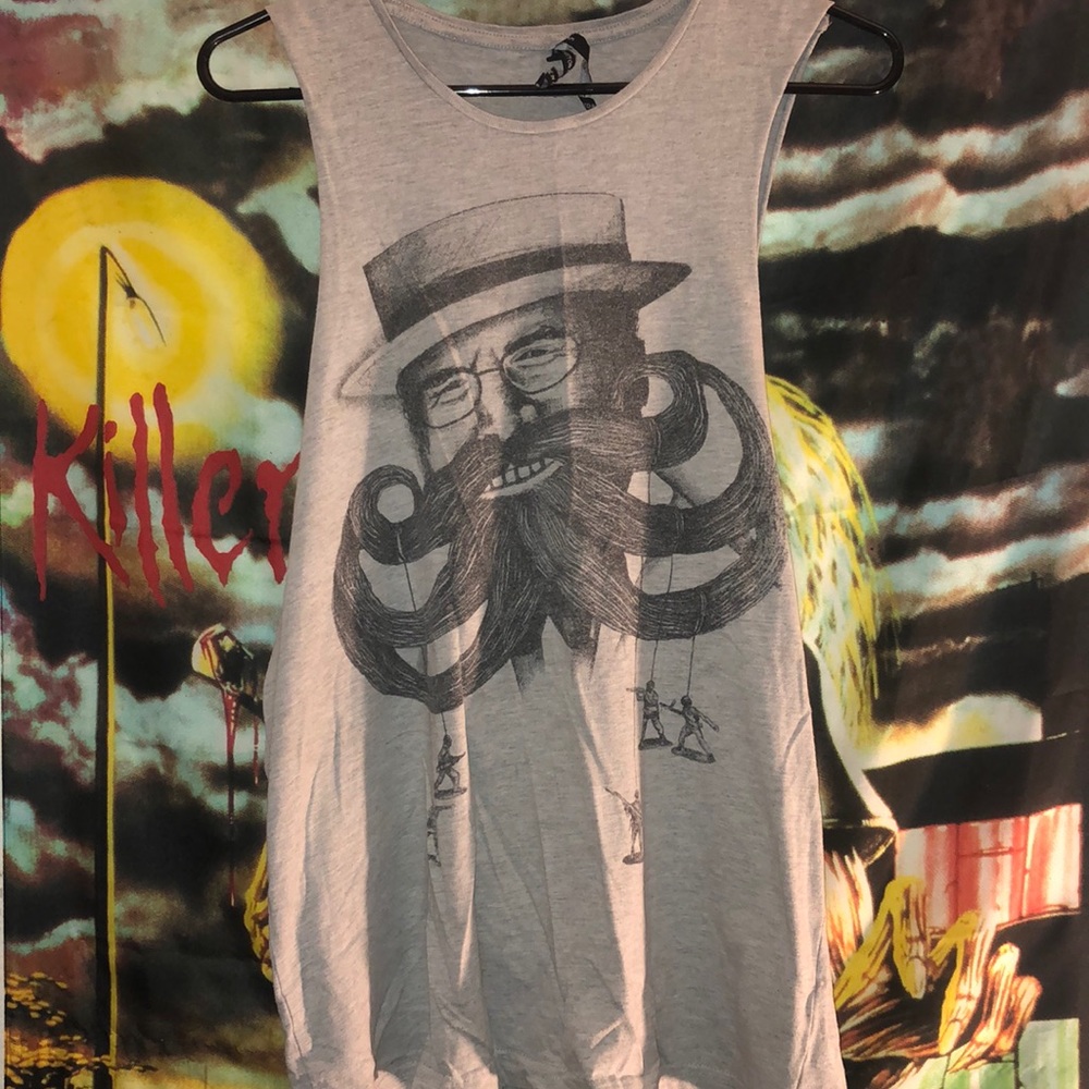 Bearded Man Tank Top